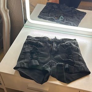 These are Aeropostale high rise midi and size 00